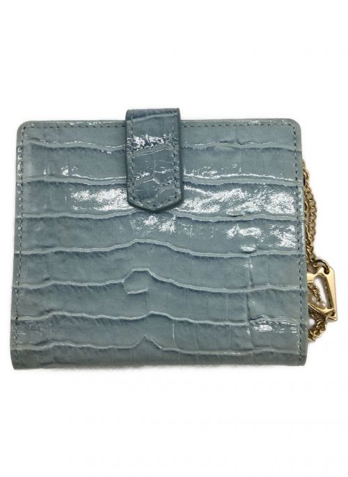 LANVIN en Bleu（ランバンオンブルー）LANVIN en Bleu (ランバンオンブルー) 2つ折り財布 スカイブルーの古着・服飾アイテム