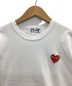 PLAY COMME des GARCONS (プレイ コムデギャルソン) Tシャツ ホワイト サイズ:S：3980円