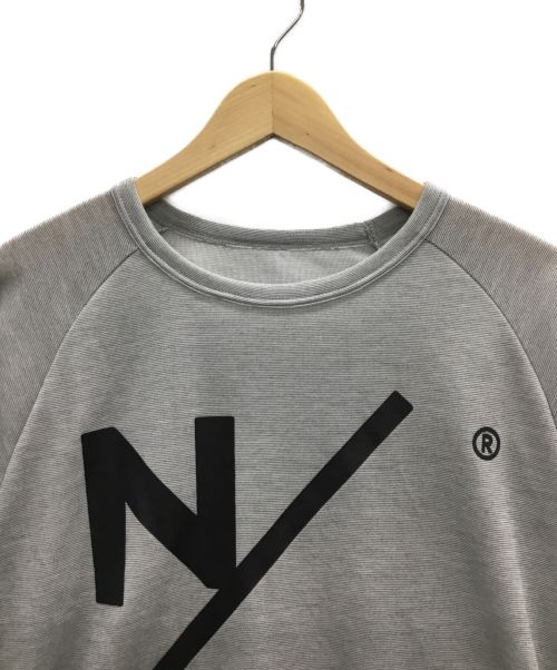 NEUTRALWORKS（ニュートラルワークス）NEUTRALWORKS (ニュートラルワークス) ヒカタ/ジャカードショートスリーブクルー（ユニセックス） グレー サイズ:Mの古着・服飾アイテム