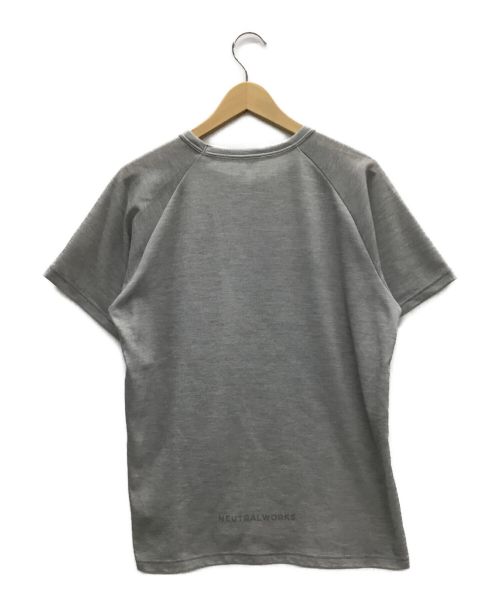 NEUTRALWORKS（ニュートラルワークス）NEUTRALWORKS (ニュートラルワークス) ヒカタ/ジャカードショートスリーブクルー（ユニセックス） グレー サイズ:Mの古着・服飾アイテム