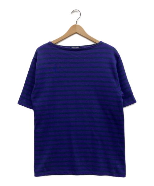 SAINT JAMES（セントジェームス）SAINT JAMES (セントジェームス) バスクシャツ パープル サイズ:14の古着・服飾アイテム