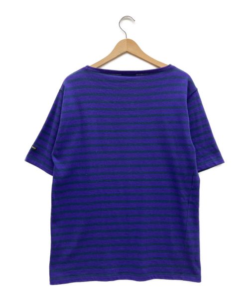 SAINT JAMES（セントジェームス）SAINT JAMES (セントジェームス) バスクシャツ パープル サイズ:14の古着・服飾アイテム