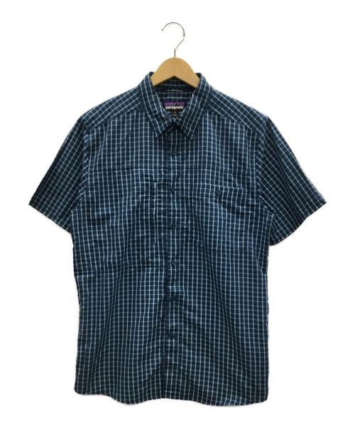 Patagonia（パタゴニア）Patagonia (パタゴニア) 半袖シャツ ブルー サイズ:Sの古着・服飾アイテム