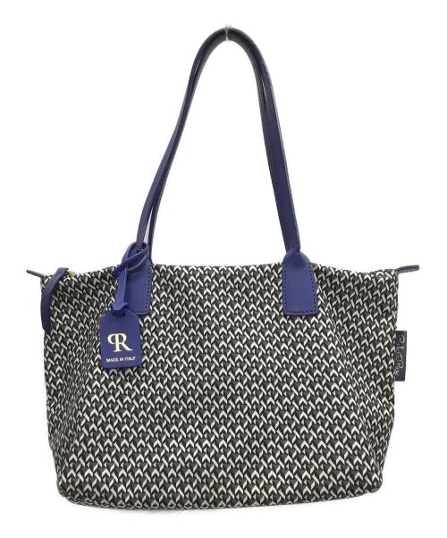 ROBERTA PIERI（ロベルタピエリ）ROBERTA PIERI (ロベルタピエリ) トートバッグ グレー×ブルーの古着・服飾アイテム