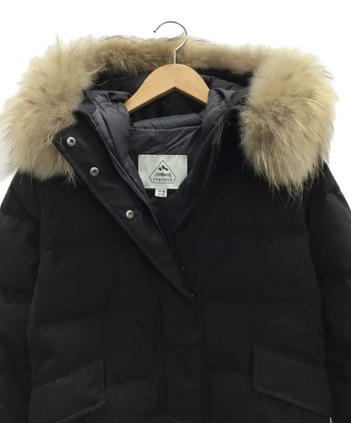 Pyrenex（ピレネックス）Pyrenex (ピレネックス) ダウンコート ブラック サイズ:38の古着・服飾アイテム