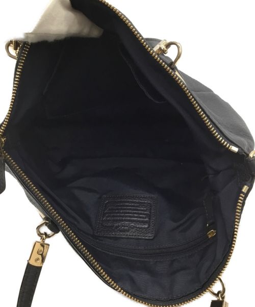 COACH（コーチ）COACH (コーチ) 2WAYショルダーバッグ ダークネイビーの古着・服飾アイテム