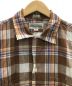 MOJITO×INDIVIDUALIZED SHIRTS (モヒート×インディビジュアライズドシャツ) オープンカラーシャツ ライトブラウン サイズ:M：9000円