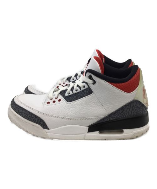 NIKE（ナイキ）NIKE (ナイキ) AIR JORDAN3 RETRO　Denim ホワイト サイズ:27.5の古着・服飾アイテム