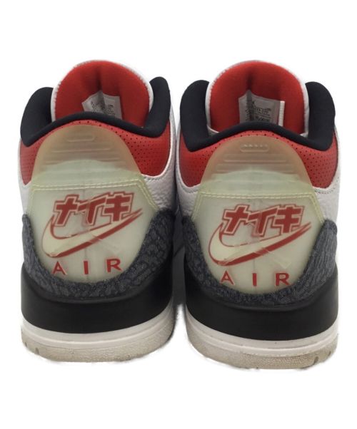 NIKE（ナイキ）NIKE (ナイキ) AIR JORDAN3 RETRO　Denim ホワイト サイズ:27.5の古着・服飾アイテム