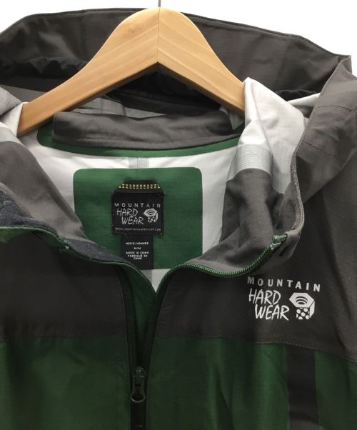 MOUNTAIN HARD WEAR（マウンテンハードウェア）MOUNTAIN HARD WEAR (マウンテンハードウェア) コヒージョンジャケット グリーン×グレー サイズ:Mの古着・服飾アイテム