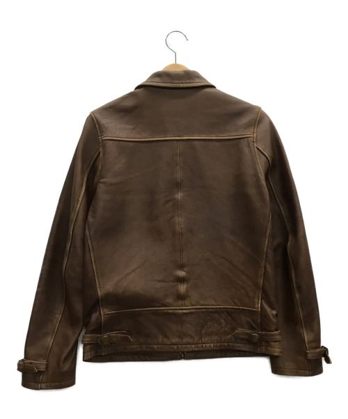 gold（ゴールド）gold (ゴールド) レザージャケット ブラウン サイズ:36の古着・服飾アイテム