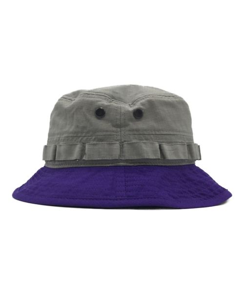 Jack Wolfskin（ジャック ウルフスキン）Jack Wolfskin (ジャック ウルフスキン) リップマルチエクスプローラーハット グレー×パープルの古着・服飾アイテム