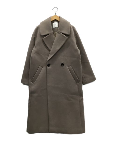 Spick and Span（スピック＆スパン）Spick and Span (スピックアンドスパン) ダブルチェスターコート グレー サイズ:34の古着・服飾アイテム
