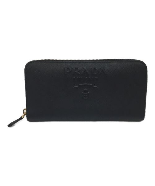 PRADA（プラダ）PRADA (プラダ) 長財布 ブラックの古着・服飾アイテム