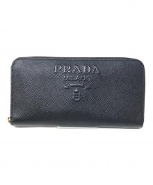 PRADA（プラダ）の古着「長財布」｜ブラック