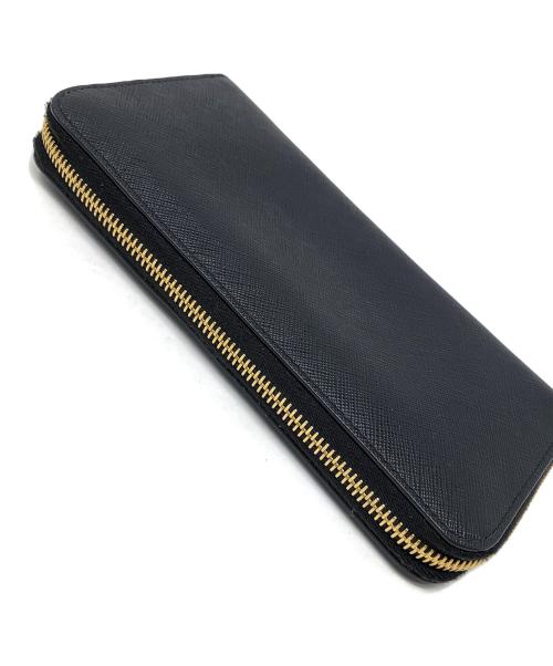 PRADA（プラダ）PRADA (プラダ) 長財布 ブラック サイズ:実寸サイズにてご確認ください。の古着・服飾アイテム