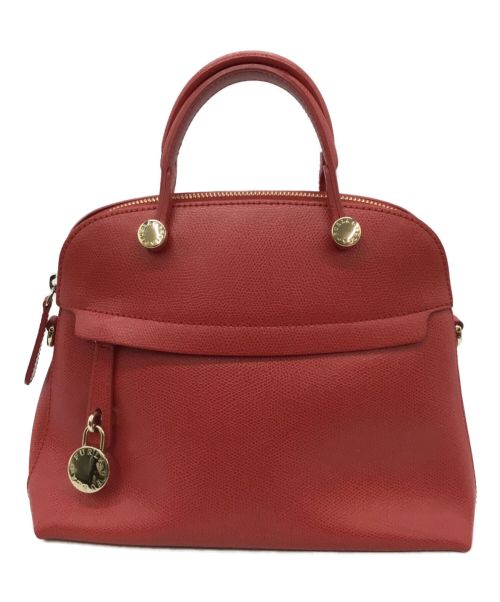 FURLA（フルラ）FURLA (フルラ) 2WAYバッグ レッドの古着・服飾アイテム