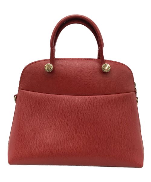 FURLA（フルラ）FURLA (フルラ) 2WAYバッグ レッドの古着・服飾アイテム