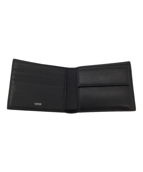 Dior（ディオール）Dior (ディオール) 2つ折り財布 ブラックの古着・服飾アイテム