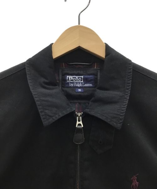 POLO RALPH LAUREN（ポロ・ラルフローレン）POLO RALPH LAUREN (ポロ・ラルフローレン) ブルゾン ブラック サイズ:Mの古着・服飾アイテム