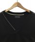 Yohji Yamamoto S'YTE (ヨウジ ヤマモト サイト) Vネックカットソー ブラック サイズ:3：9800円