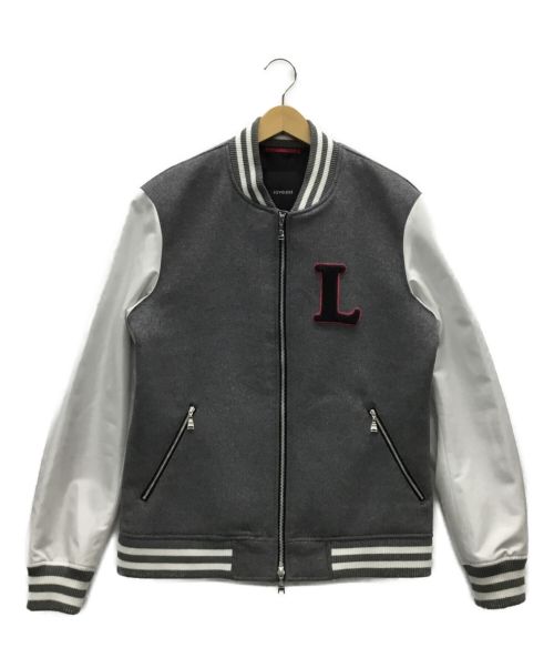 LOVELESS（ラブレス）LOVELESS (ラブレス) 袖切替スタジャン グレー サイズ:Lの古着・服飾アイテム