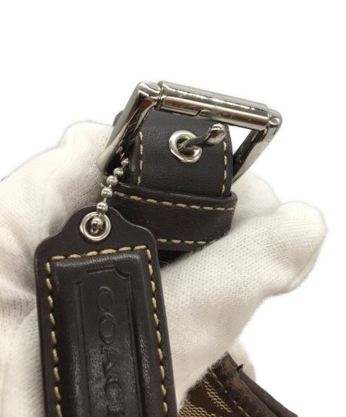 COACH（コーチ）COACH (コーチ) ショルダーバッグ ベージュ×ブラウンの古着・服飾アイテム