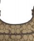 中古・古着 COACH (コーチ) ショルダーバッグ ベージュ×ブラウン：4000円
