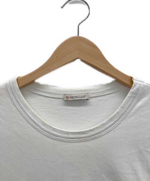 MONCLER（モンクレール）MONCLER (モンクレール) Tシャツ ホワイト サイズ:XLの古着・服飾アイテム