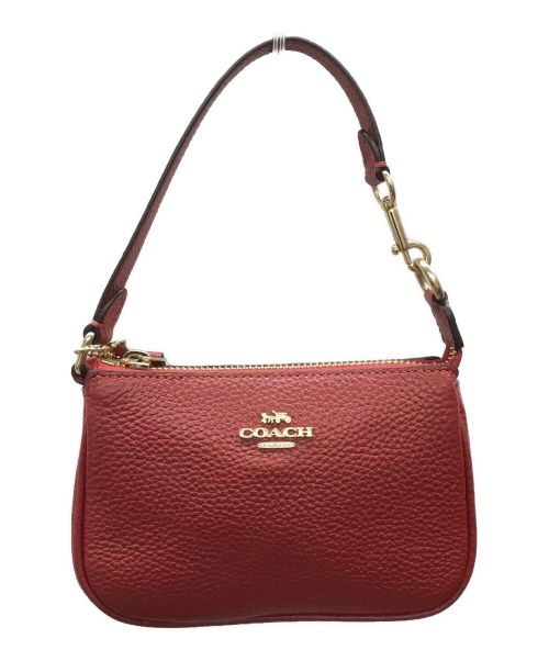COACH（コーチ）COACH (コーチ) ハンドポーチ レッドの古着・服飾アイテム