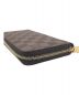 中古・古着 LOUIS VUITTON (ルイ ヴィトン) 長財布 ブラウン：49800円