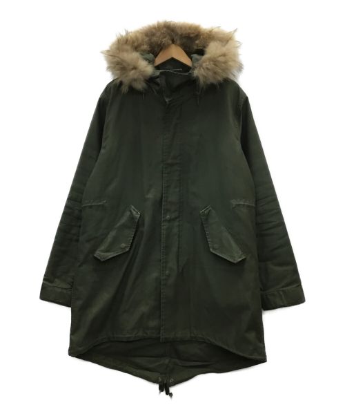 FRED PERRY（フレッドペリー）FRED PERRY (フレッドペリー) ライナー付モッズコート オリーブ サイズ:Lの古着・服飾アイテム