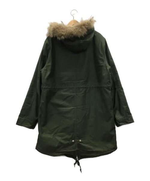 FRED PERRY（フレッドペリー）FRED PERRY (フレッドペリー) ライナー付モッズコート オリーブ サイズ:Lの古着・服飾アイテム