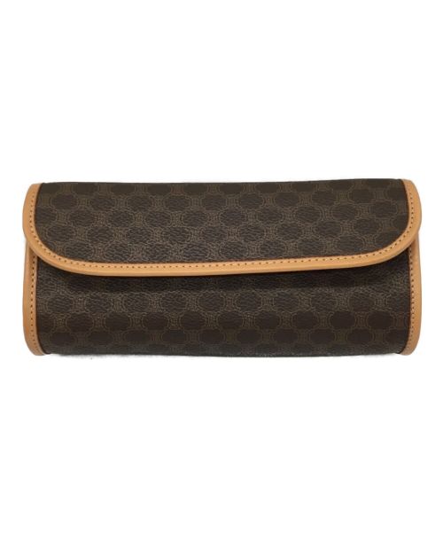 CELINE（セリーヌ）CELINE (セリーヌ) ハンドポーチ ブラウンの古着・服飾アイテム