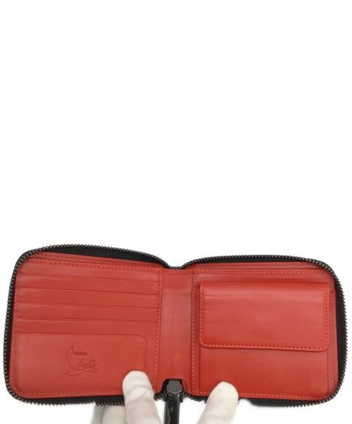 Christian Louboutin（クリスチャン・ルブタン）Christian Louboutin (クリスチャン・ルブタン) 2つ折り財布 グレーの古着・服飾アイテム