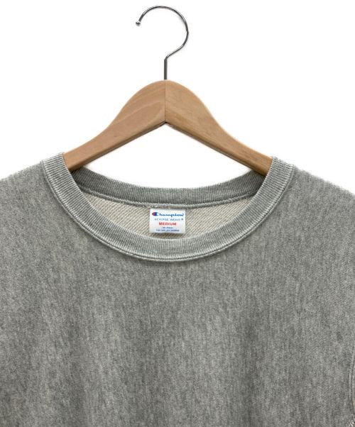 Champion REVERSE WEAVE（チャンピオン リバース ウィーブ）Champion REVERSE WEAVE (チャンピオン リバースウィーブ) REVERSE WEAVEスウェット グレー サイズ:Mの古着・服飾アイテム