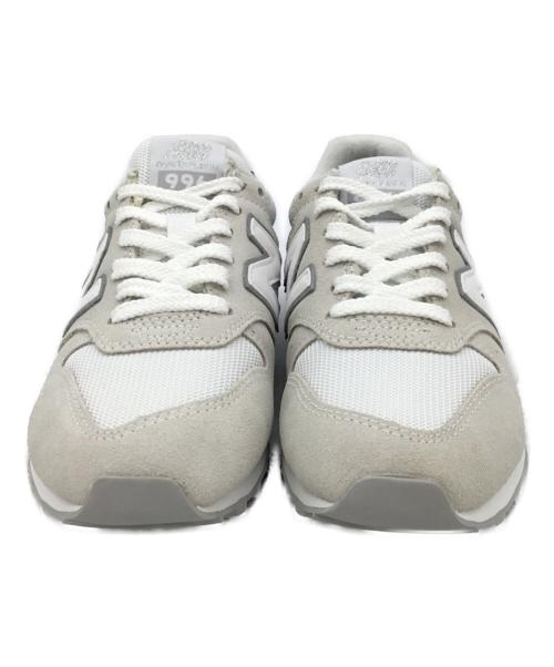 NEW BALANCE（ニューバランス）NEW BALANCE (ニューバランス) スニーカー ライトグレー×ホワイト サイズ:23の古着・服飾アイテム