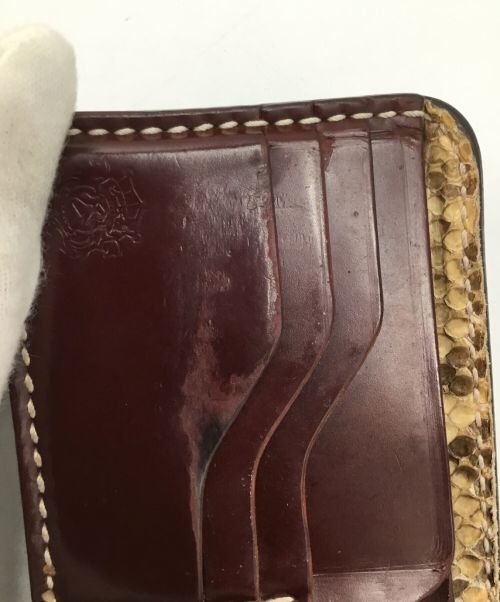 ビーズ屋公ちゃん（ビーズヤコウチャン）ビーズ屋公ちゃん (ビーズヤコウチャン) 2つ折り財布 ブラウンの古着・服飾アイテム