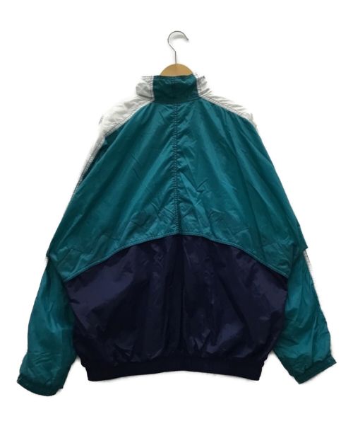 NIKE（ナイキ）NIKE (ナイキ) ナイロンジャケット グリーン×ネイビー サイズ:Lの古着・服飾アイテム