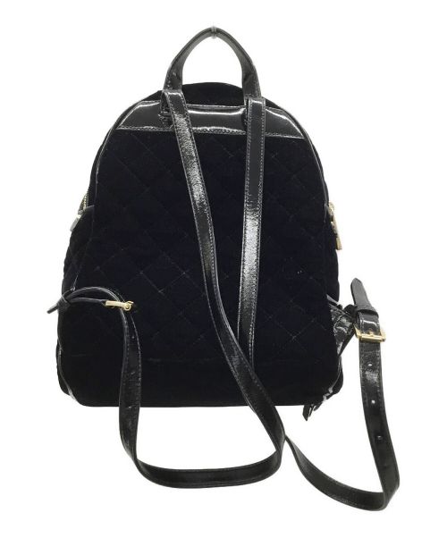 MICHAEL KORS（マイケル・コース）MICHAEL KORS (マイケルコース) キルティングバックパック ブラックの古着・服飾アイテム