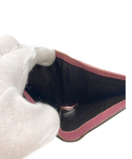 GUCCI（グッチ）GUCCI (グッチ) 2つ折り財布 ベージュ×ピンクの古着・服飾アイテム