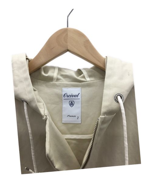 ORCIVAL（オーシバル）ORCIVAL (オーシバル) フードジャケット アイボリー サイズ:2の古着・服飾アイテム