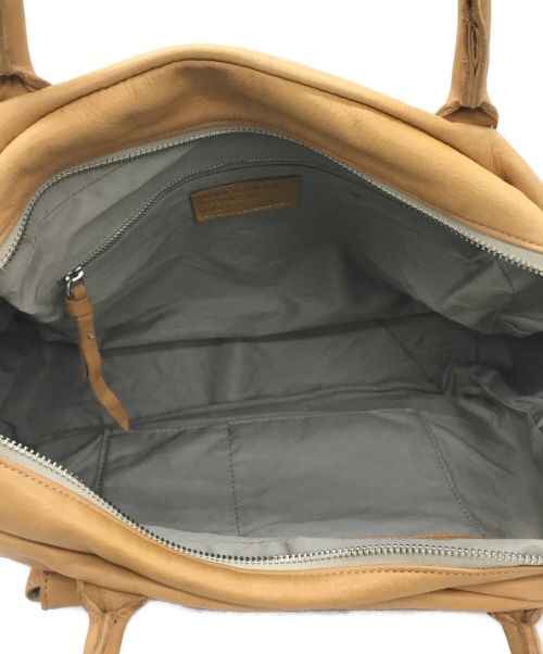 MARGARET HOWELL（マーガレットハウエル）MARGARET HOWELL (マーガレットハウエル) ボストンバッグ キャメルの古着・服飾アイテム