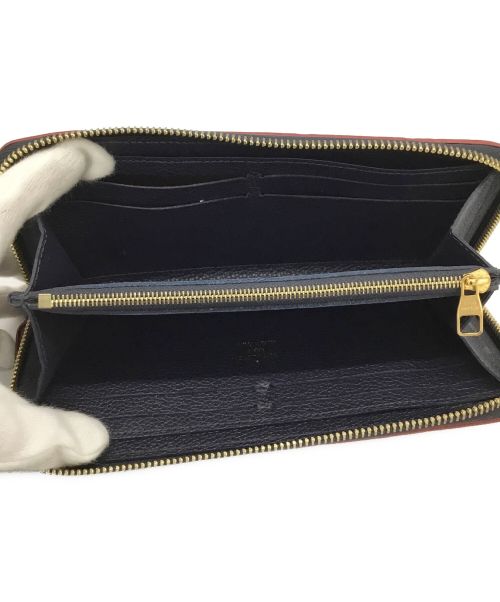 LOUIS VUITTON（ルイ ヴィトン）LOUIS VUITTON (ルイ ヴィトン) 長財布 ネイビー×レッドの古着・服飾アイテム