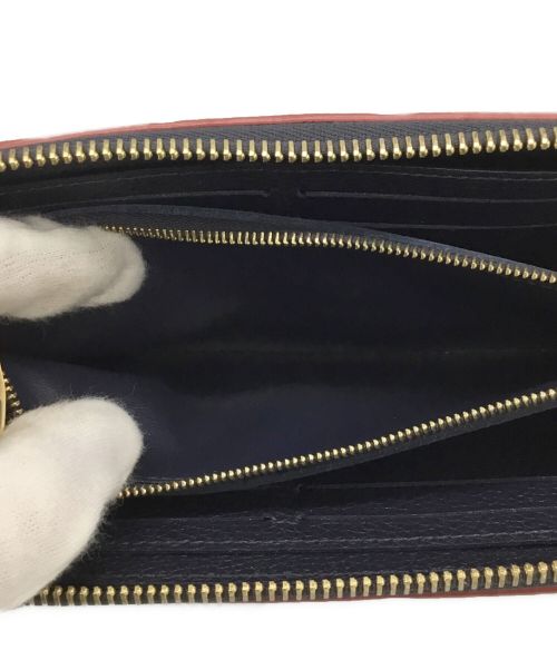 LOUIS VUITTON（ルイ ヴィトン）LOUIS VUITTON (ルイ ヴィトン) 長財布 ネイビー×レッドの古着・服飾アイテム