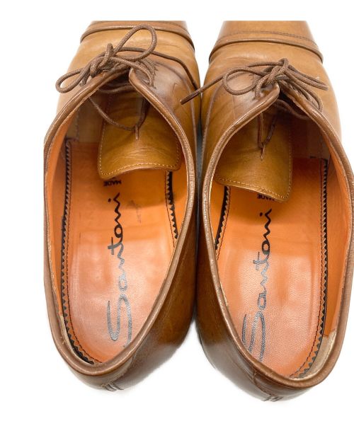 Santoni（サントーニ）Santoni (サントーニ) ストレートチップシューズ ブラウン サイズ:26の古着・服飾アイテム