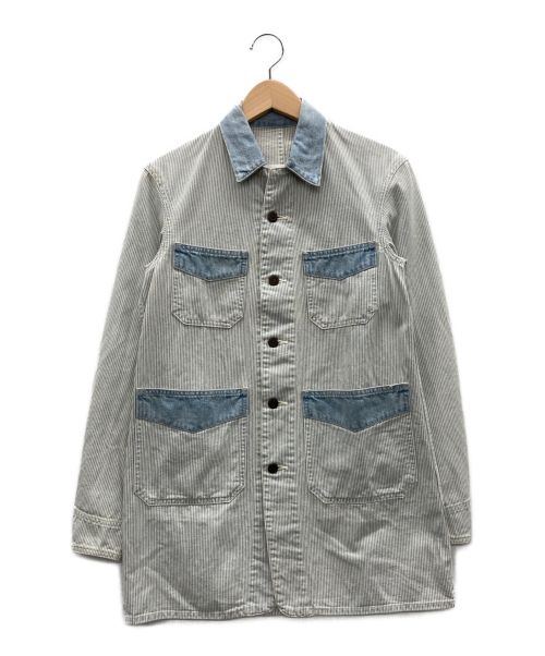 JOURNAL STANDARD relume（ジャーナルスタンダード レリューム）JOURNAL STANDARD relume (ジャーナルスタンダード レリューム) ショップコート ヒッコリー サイズ:Freeの古着・服飾アイテム