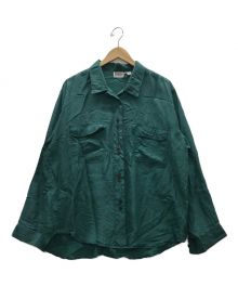 ERIKA CAVALLINI（エリカ カヴァリーニ）の古着「シルクシャツ」｜グリーン