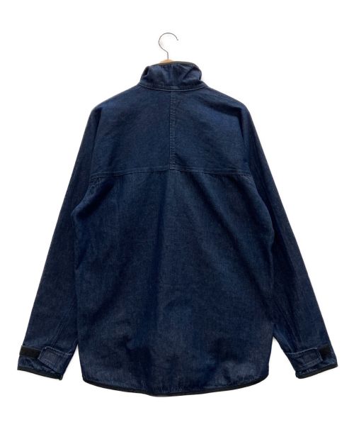 KAVU（カブー）KAVU (カブー) フルジップスローシャツ インディゴ サイズ:Lの古着・服飾アイテム
