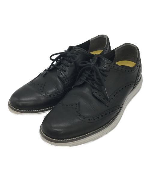 COLE HAAN（コールハーン）COLE HAAN (コールハーン) ウィングチップシューズ ブラック サイズ:8Mの古着・服飾アイテム